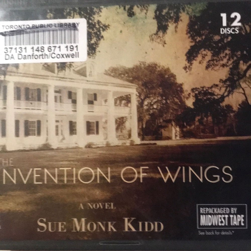The Invention of Wings 12 disk audio book by Sue Monk Kidd